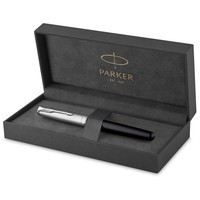 Ручка-ролер Parker Sonnet 17 Essentials Metal and Black Lacquer CT RB 83 522