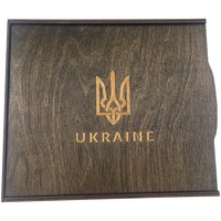 Подарункова коробка UKRAINE для ручки Parker та блокнота Moleskine PW-4